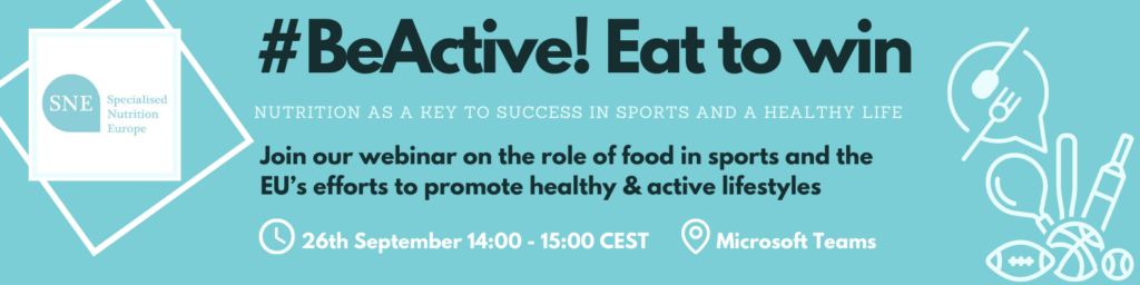 #BeActive! Eat to win