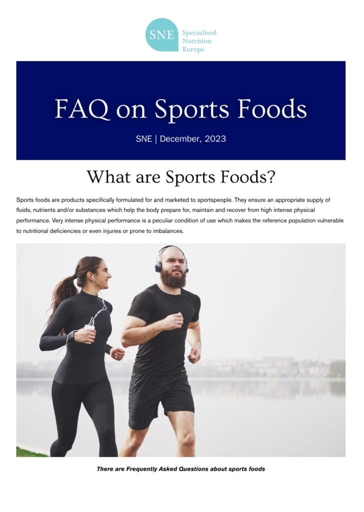 FAQ on Sports Foods